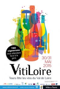 VITILOIRE - Tours, Cité Internationnale de la Gastronomie, fête les vins du Val de Loire. Du 30 au 31 mai 2015 à Tours. Indre-et-loire.  10H00